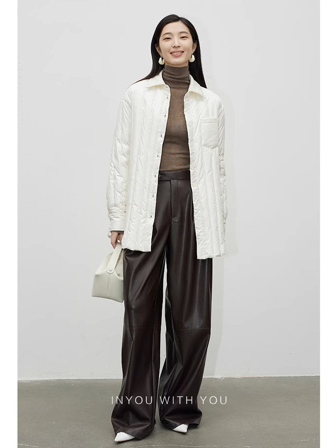 Eco-leather wide-leg pants_BDHL5109