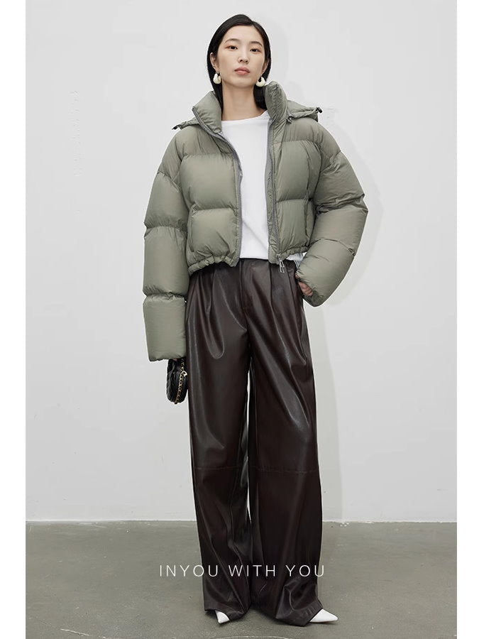 Eco-leather wide-leg pants_BDHL5109