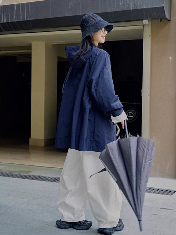 Hooded nylon coat_BDHL4998