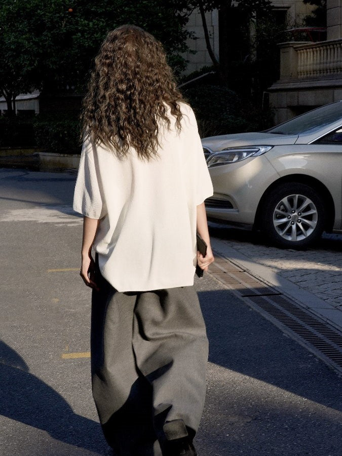 Round Neck Oversize T-Shirt_BDHL4615
