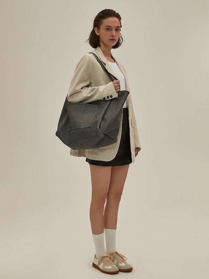 Imitation denim tote bag_BDHL4970