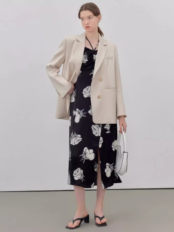 金色羈扣休閒西裝外套_BDHL7144