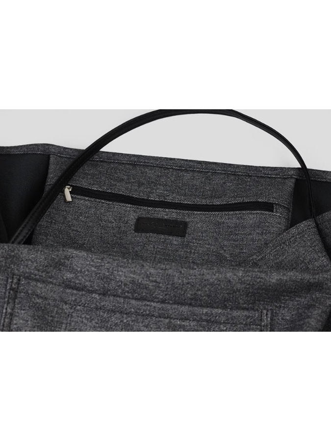 Imitation denim tote bag_BDHL4970