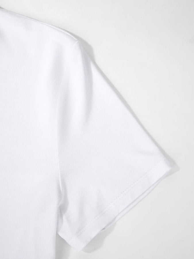 Diagonal hem T-shirt_BDHL4847