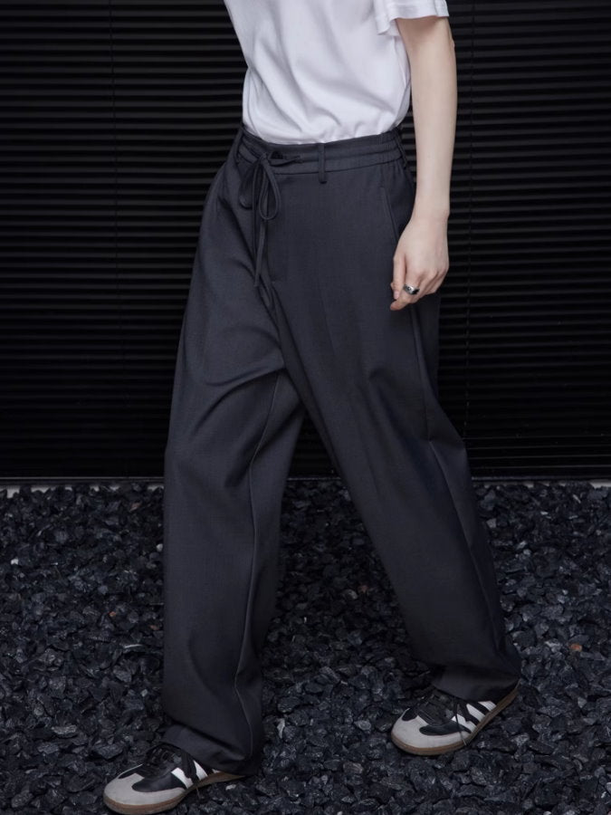 drawstring straight pants_BDHL4889