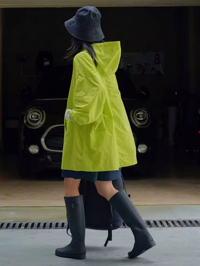 Hooded nylon coat_BDHL4998