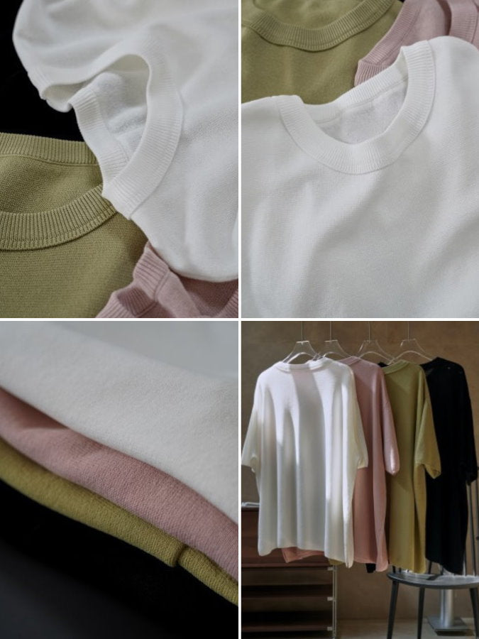 Round Neck Oversize T-Shirt_BDHL4615