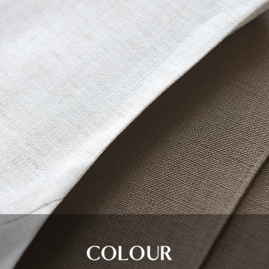 Short linen thin V-neck vest_BDHL5886