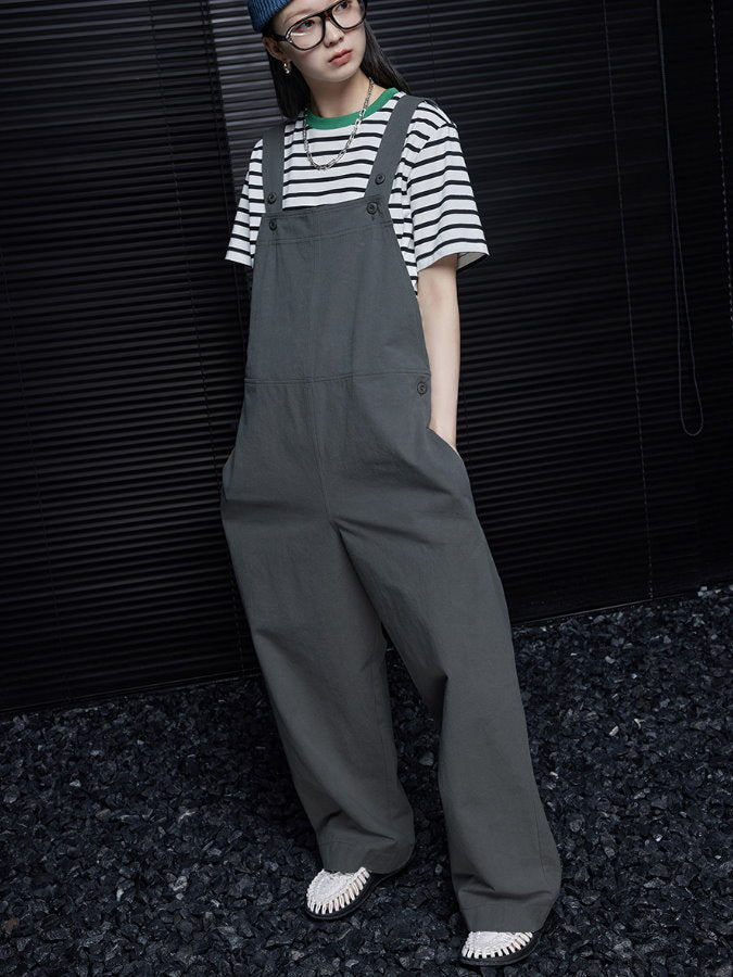 Wide Leg Cotton Overalls_BDHL4619