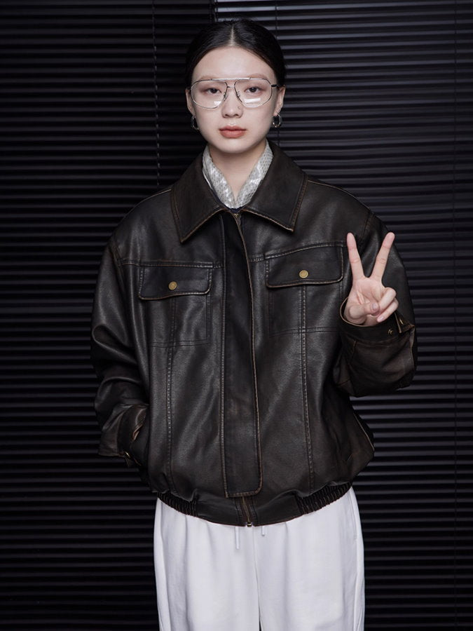 Eco-leather flight jacket_BDHL4940
