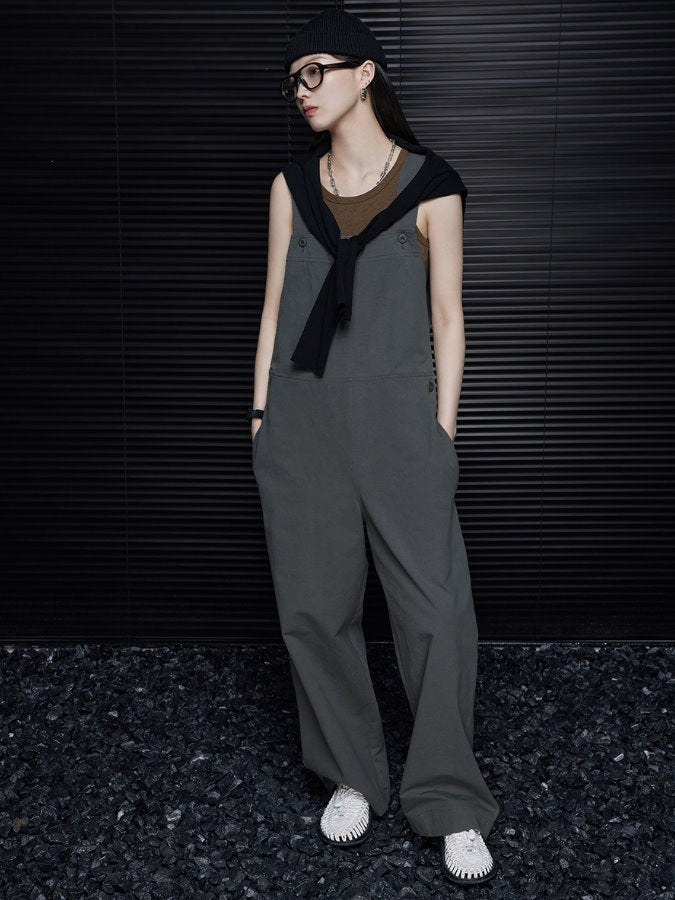Wide Leg Cotton Overalls_BDHL4619