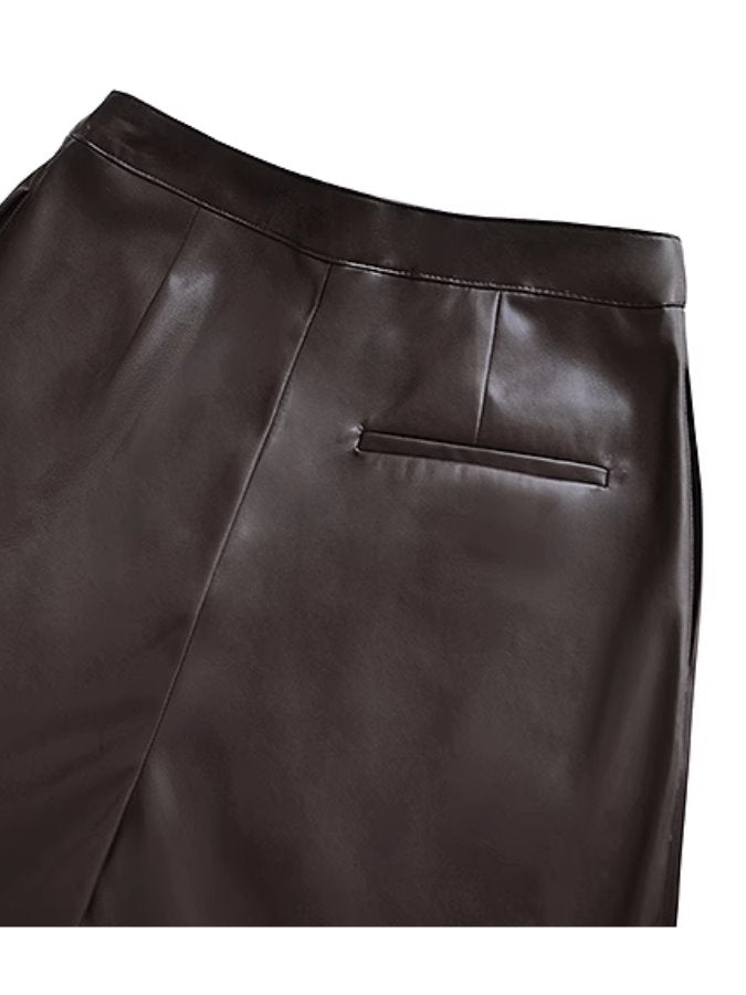 Eco-leather wide-leg pants_BDHL5109