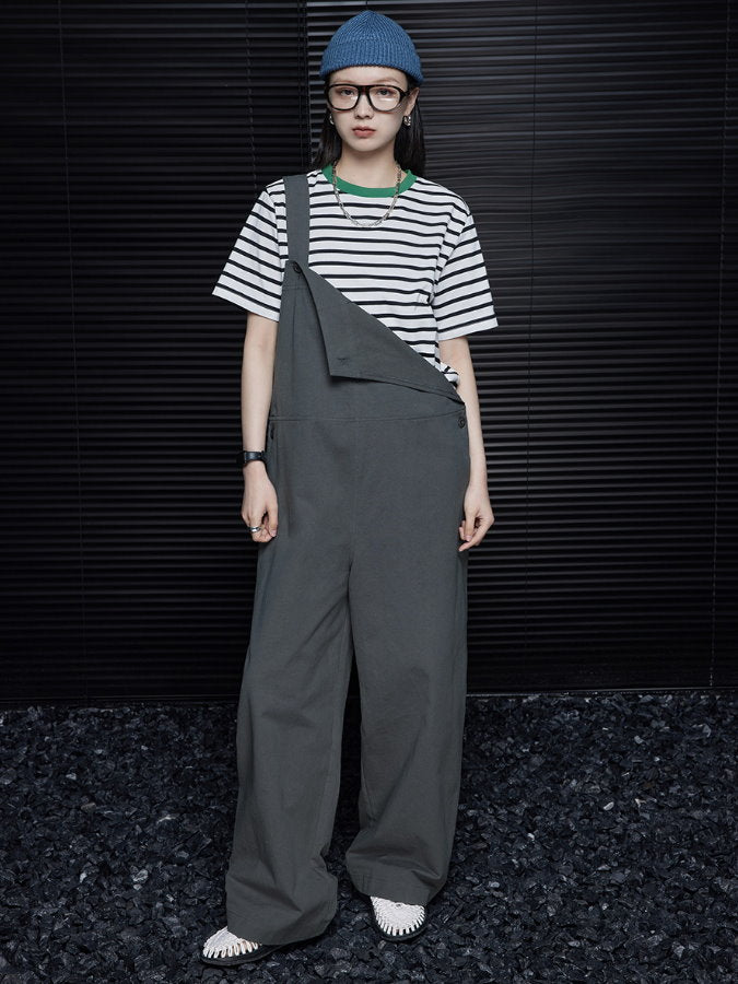 Wide Leg Cotton Overalls_BDHL4619