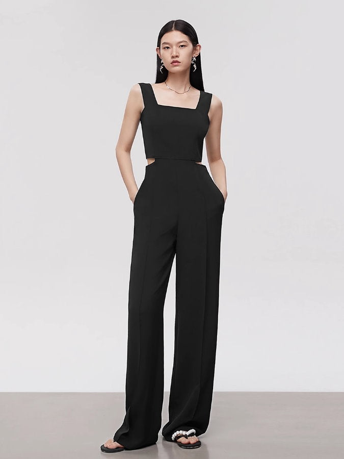 Open Waist Salopette Pants_BDHL4729