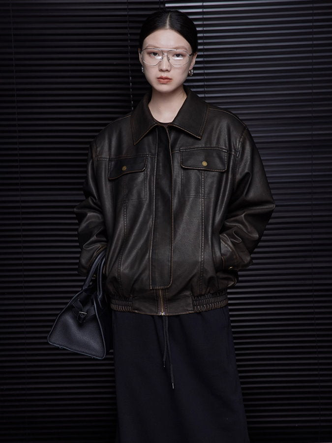 Eco-leather flight jacket_BDHL4940