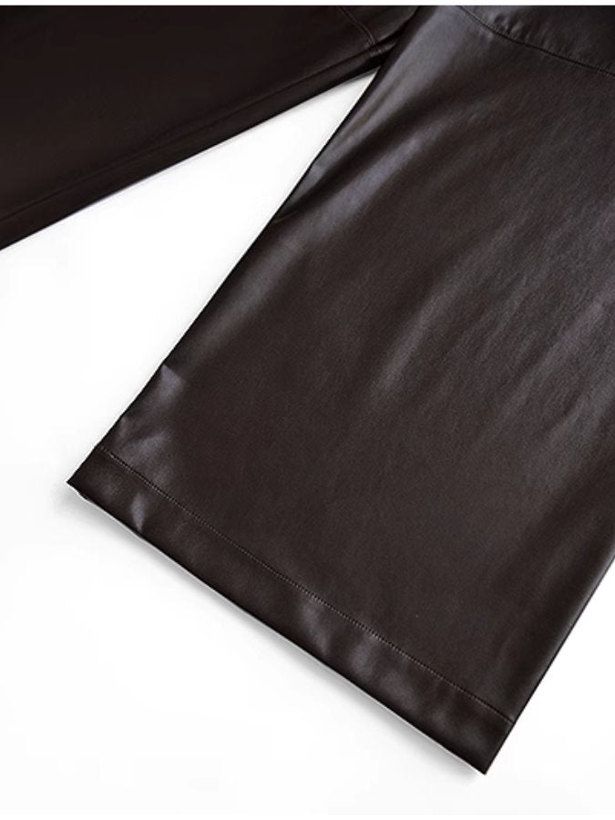 Eco-leather wide-leg pants_BDHL5109