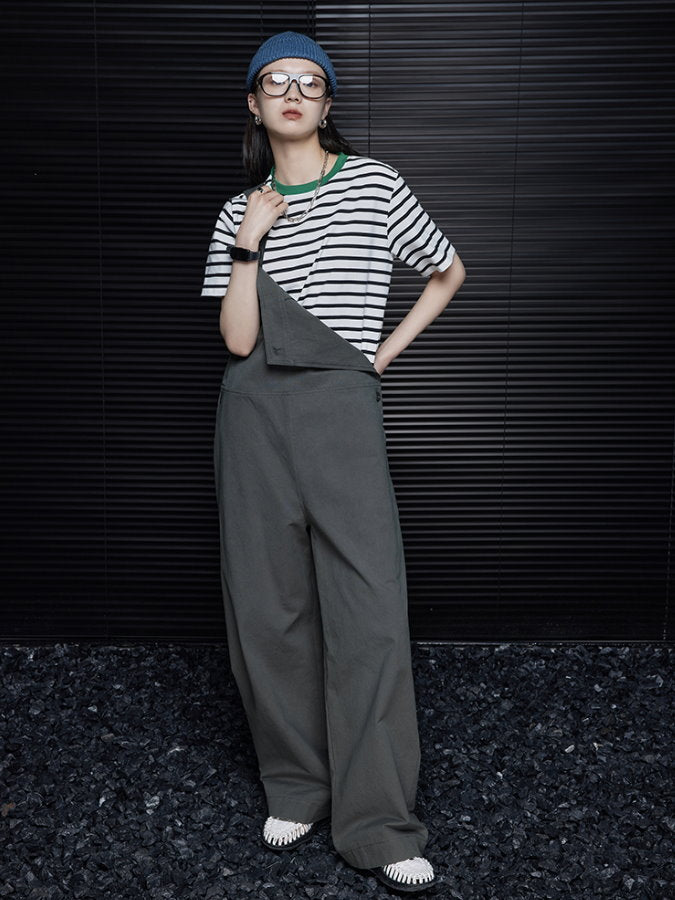Wide Leg Cotton Overalls_BDHL4619
