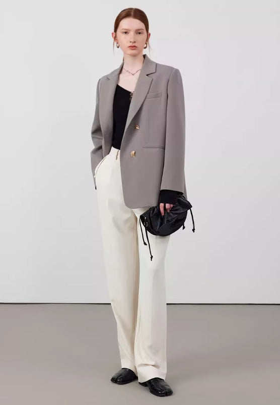 金色羈扣休閒西裝外套_BDHL7144