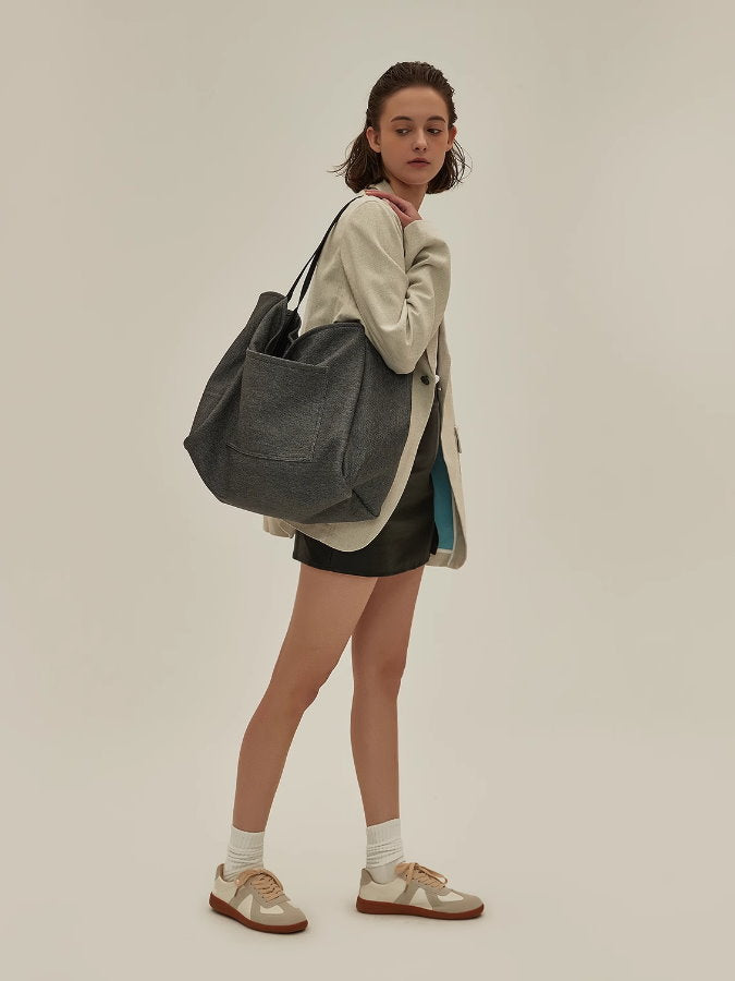 Imitation denim tote bag_BDHL4970