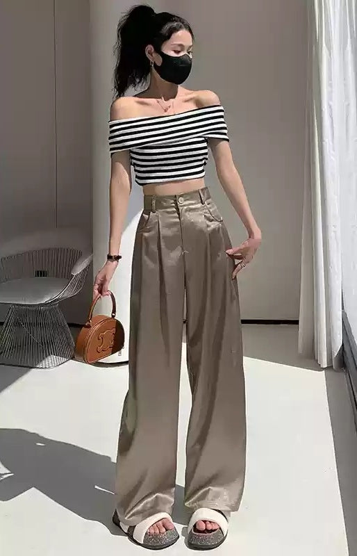 薄款垂墜直筒褲_BDHL7131