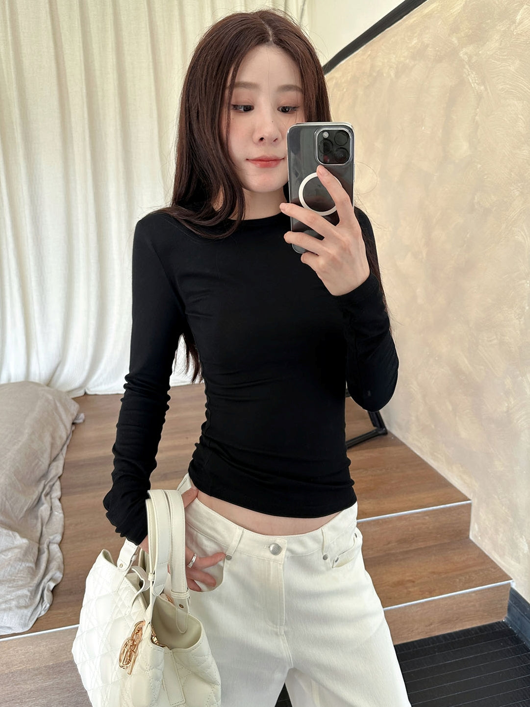 腰部長袖上衣_BDHL7138