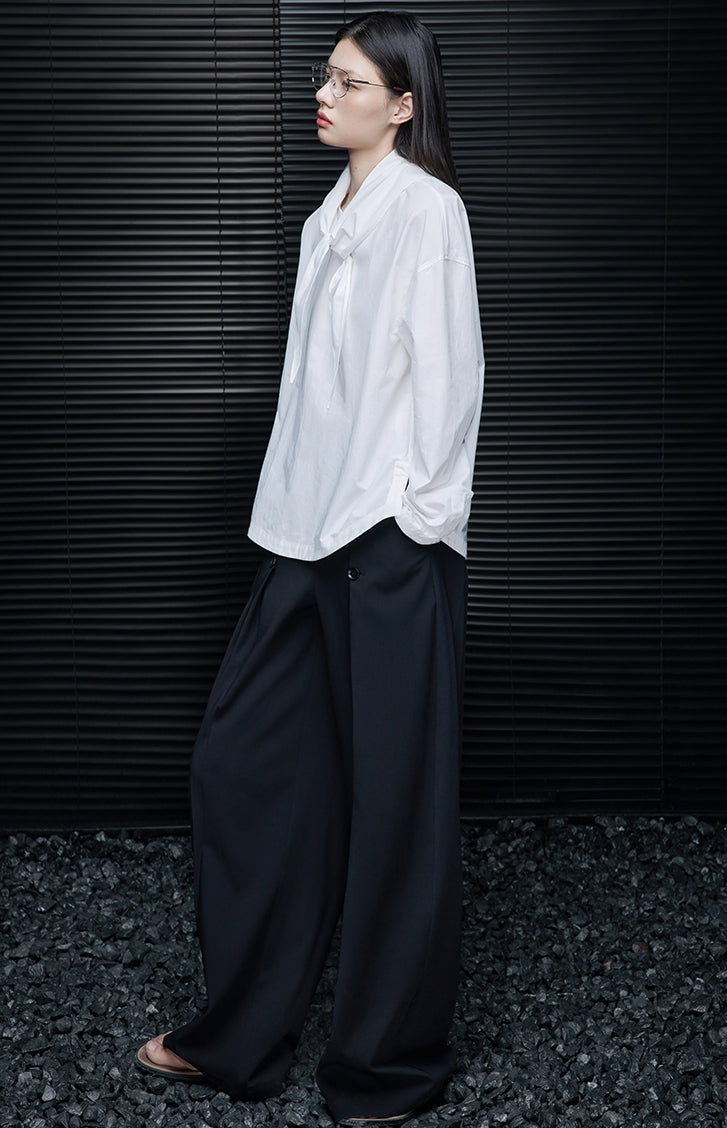 Black Wide-Leg Loose Pants_BDHL7795