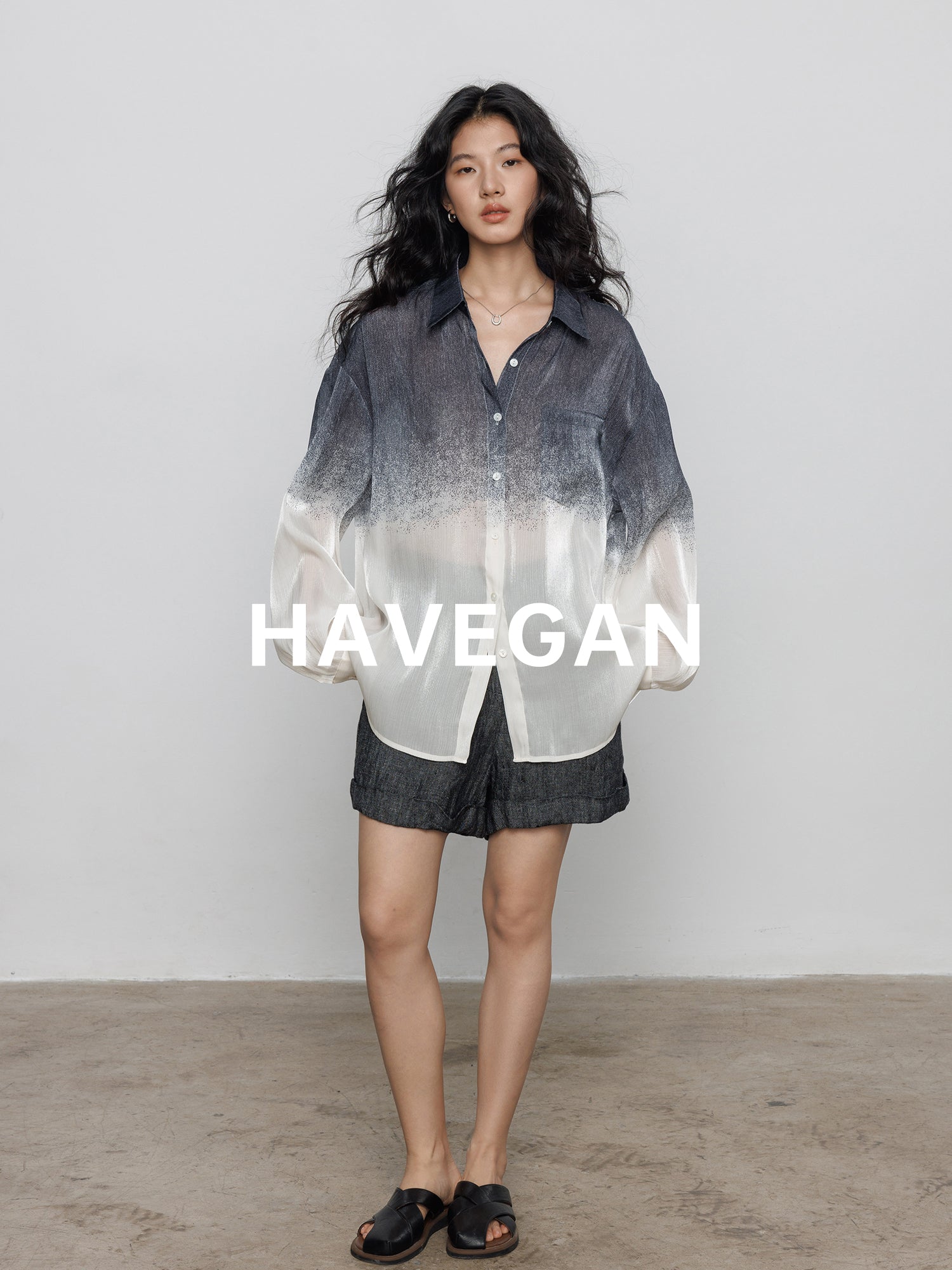 設計漸層印花襯衫_BDHL7604