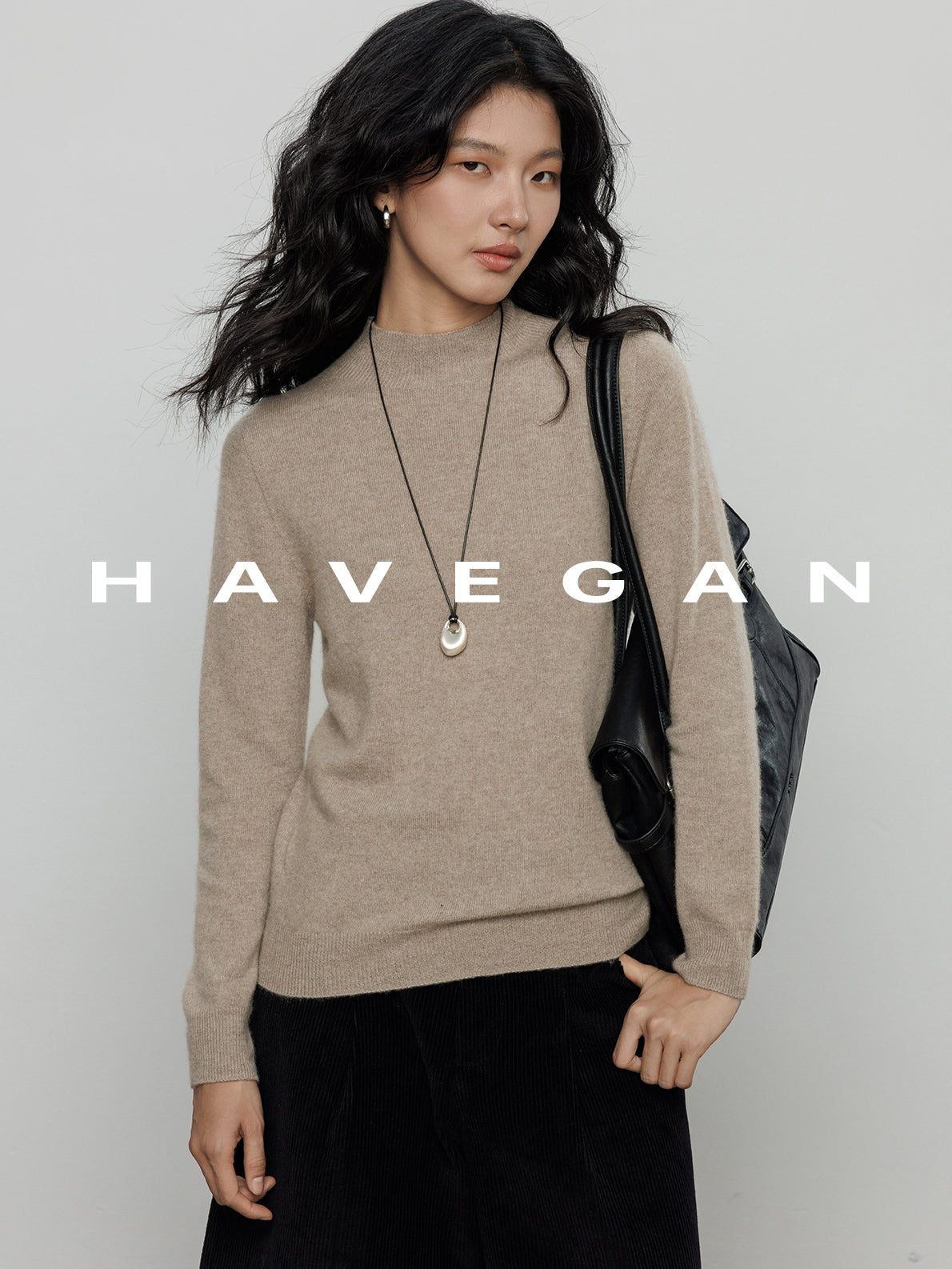 半高領針織上衣_BDHL7885