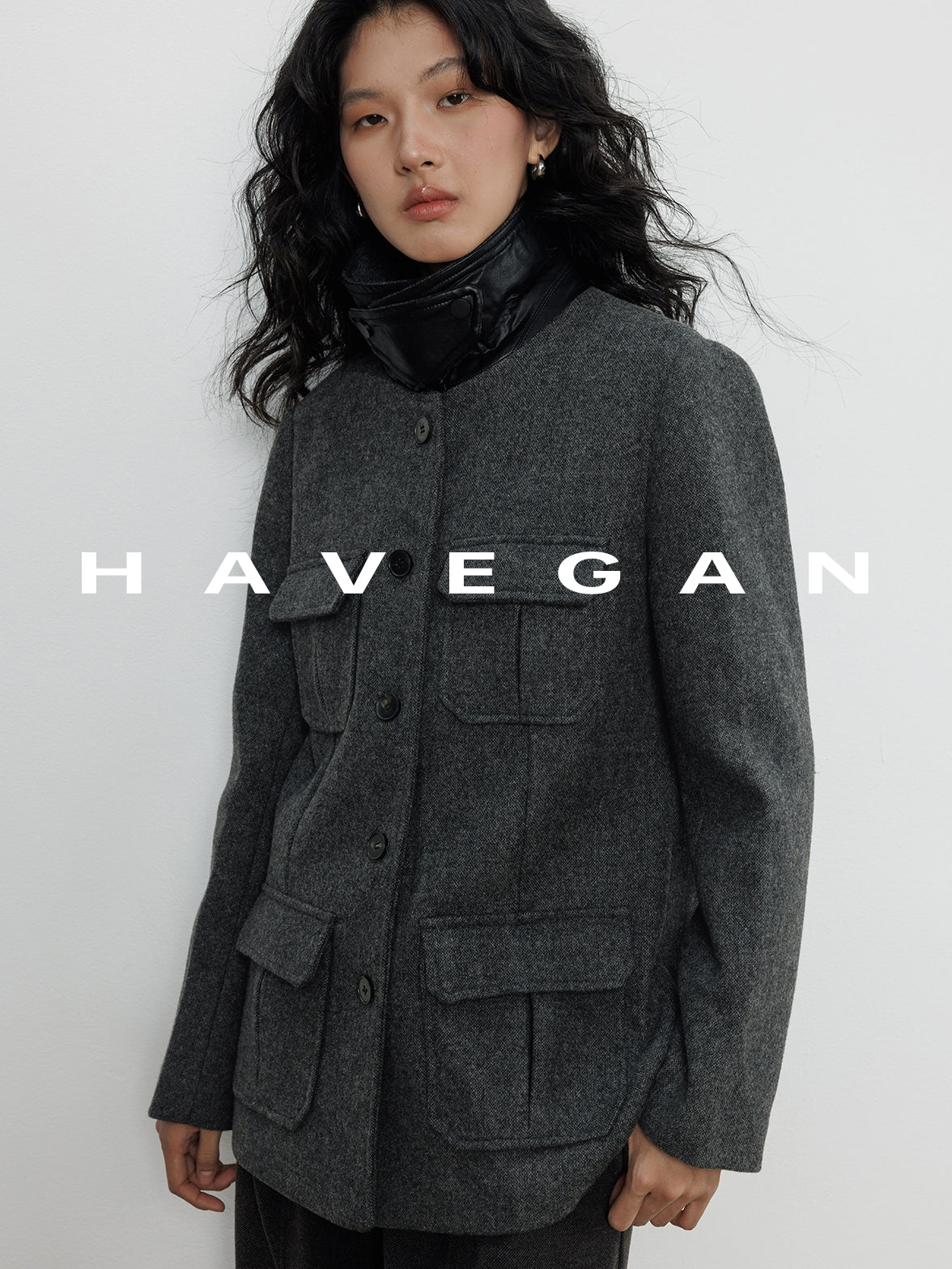 翻領中長版大衣_BDHL7888