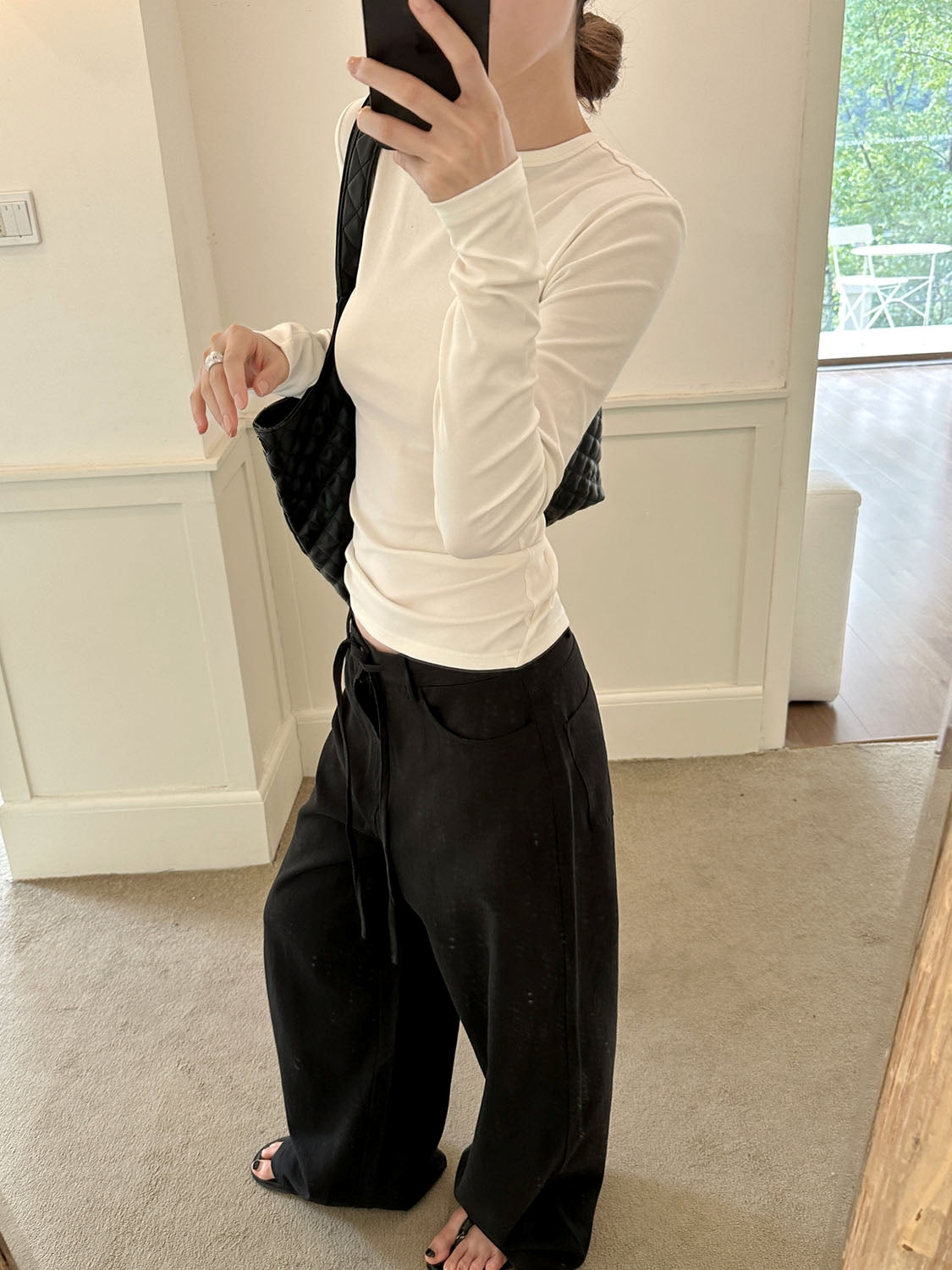 腰部長袖上衣_BDHL7138