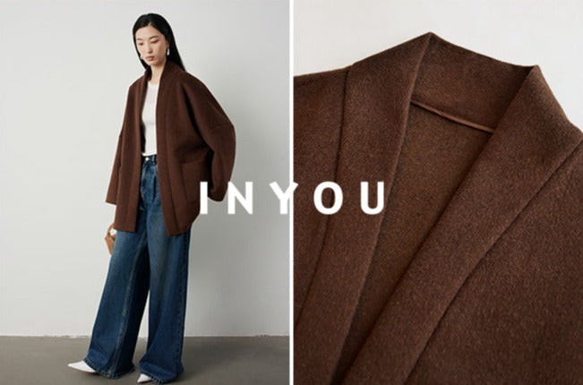 Effortlessly Chic Ebony Brown Jacket_BDHL5285