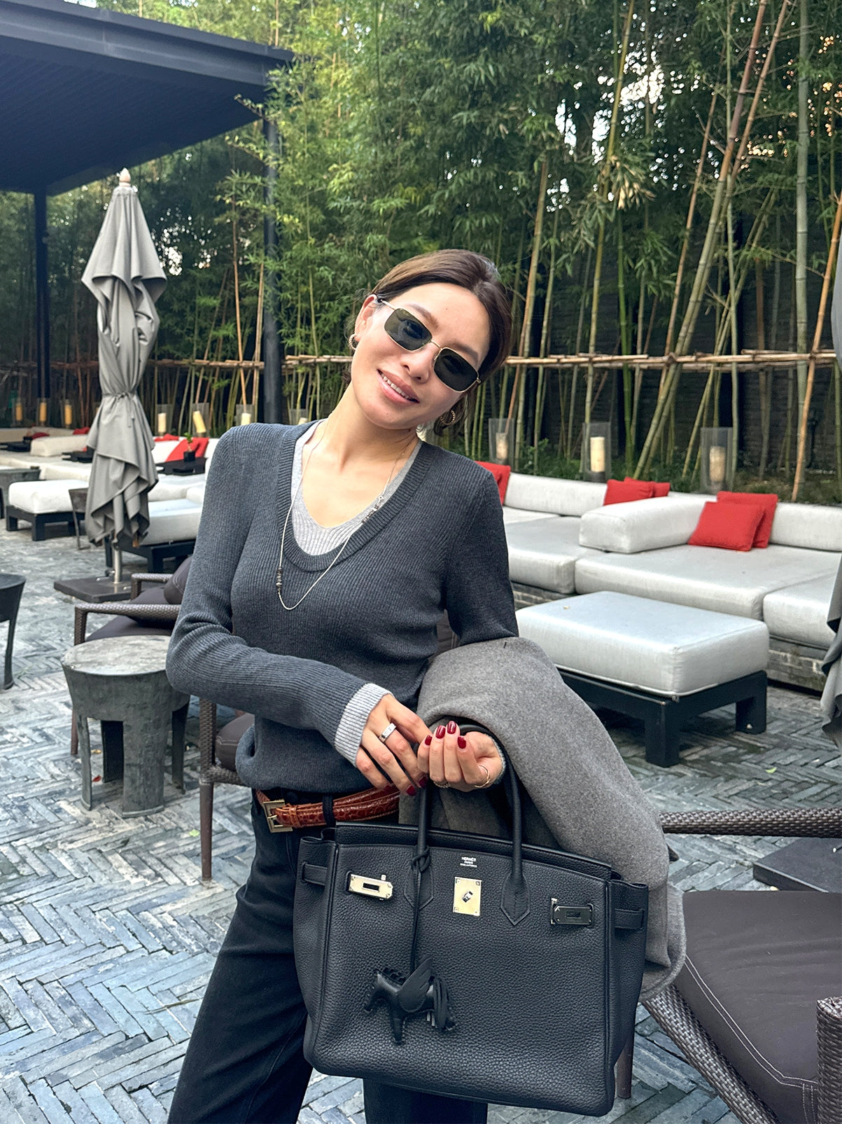 假兩件式修身針織_BDHL7840