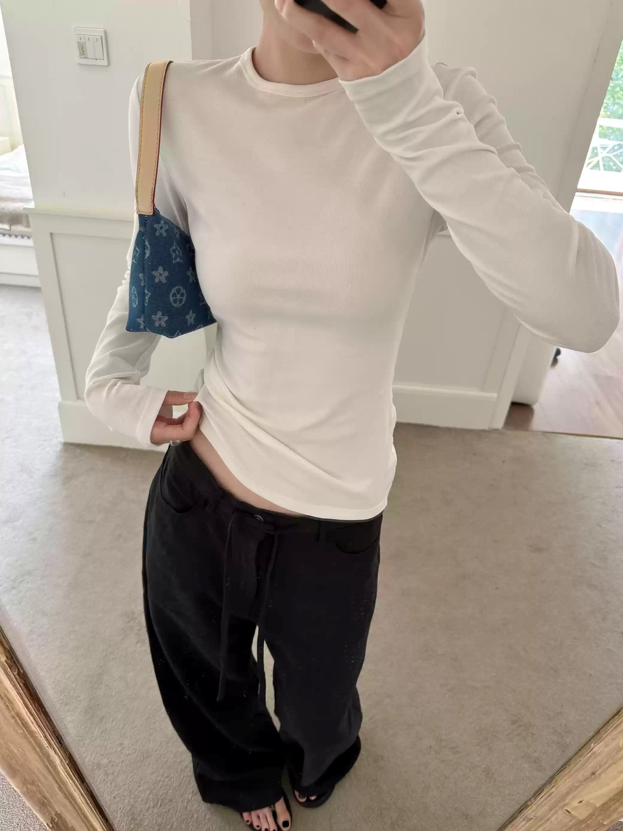 腰部長袖上衣_BDHL7138