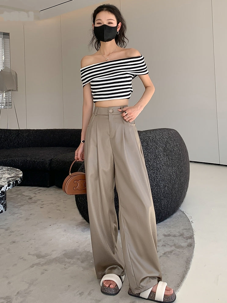 薄款垂墜直筒褲_BDHL7131