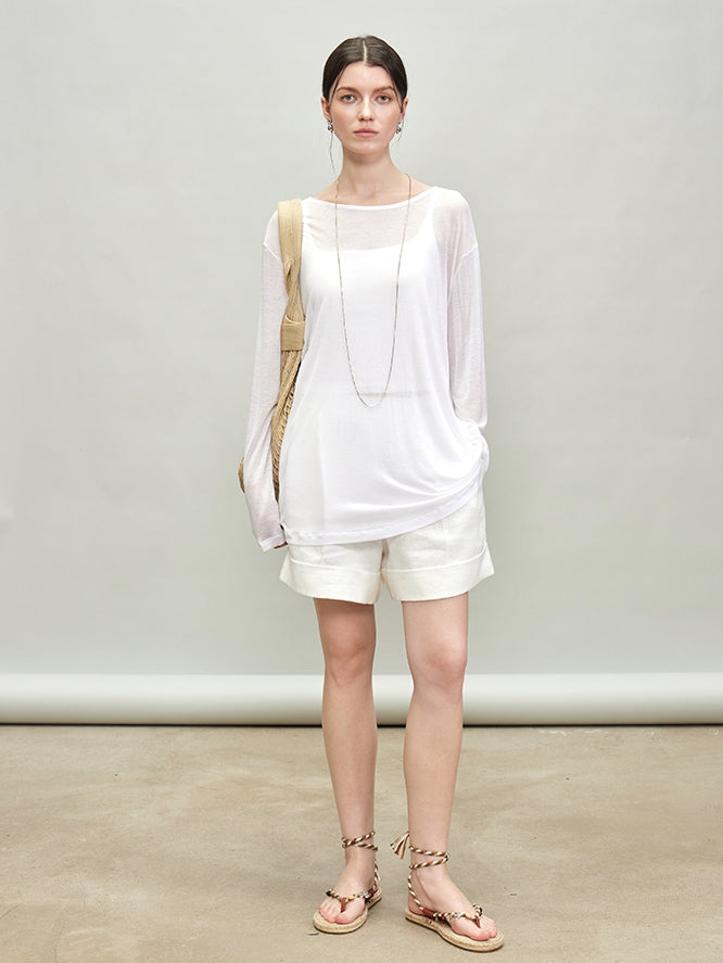 寬鬆慵懶透氣針織上衣_BDHL7336