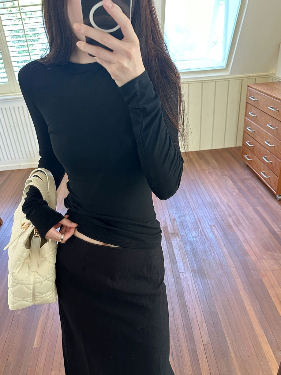 腰部長袖上衣_BDHL7138