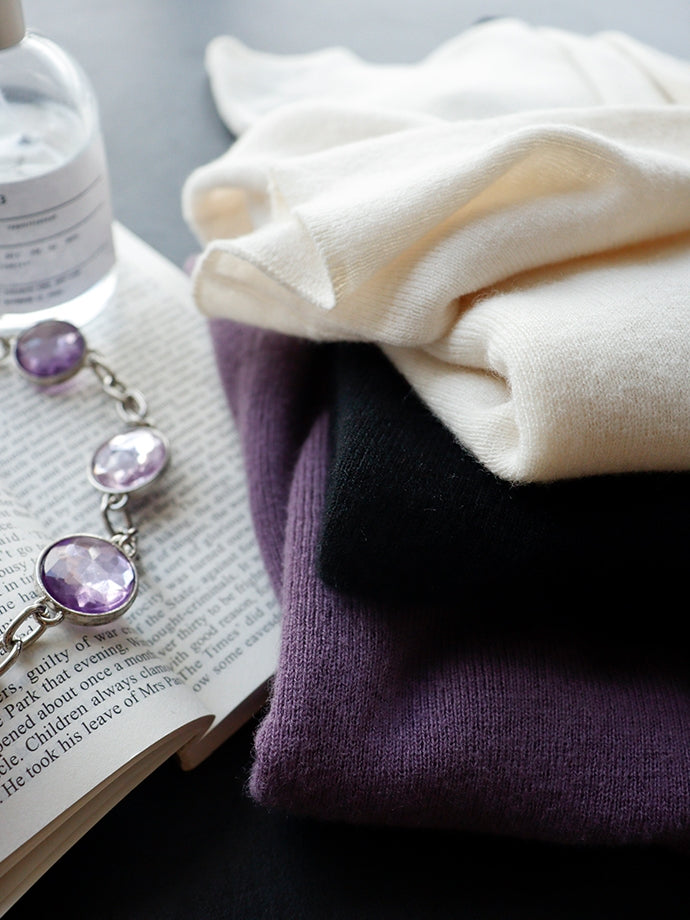 Simple Turtleneck Slim Knit_BDHL6757