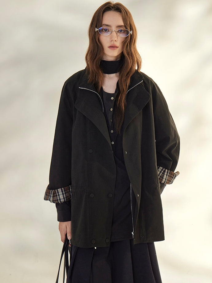 Fake Two-Piece Short Jacket_BDHL7669