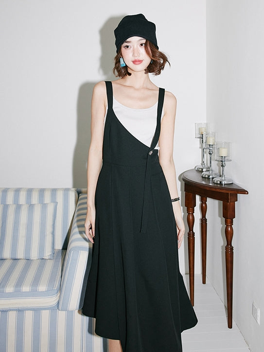 不規則肩帶裙_BDHL7535