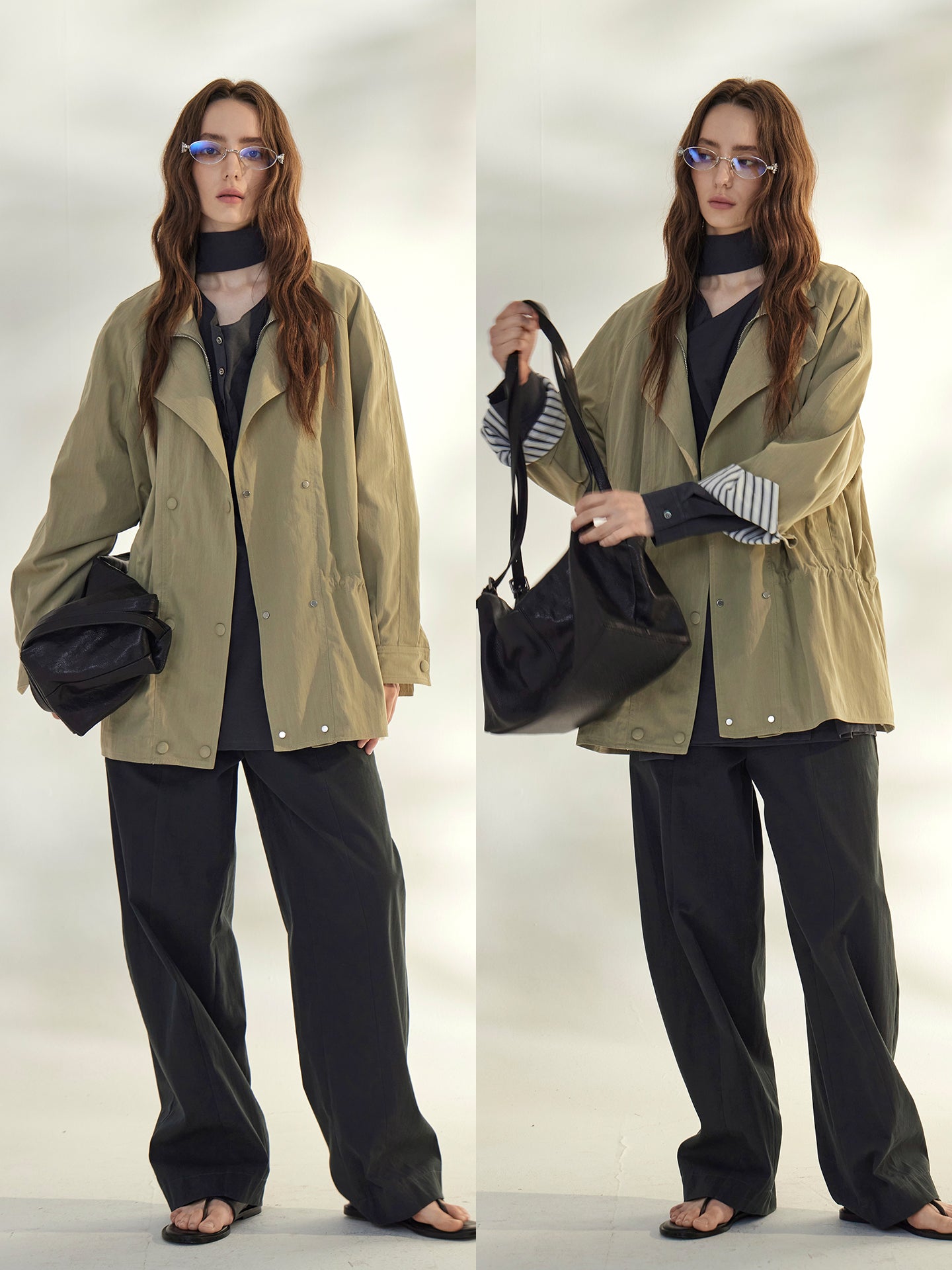 Fake Two-Piece Short Jacket_BDHL7669