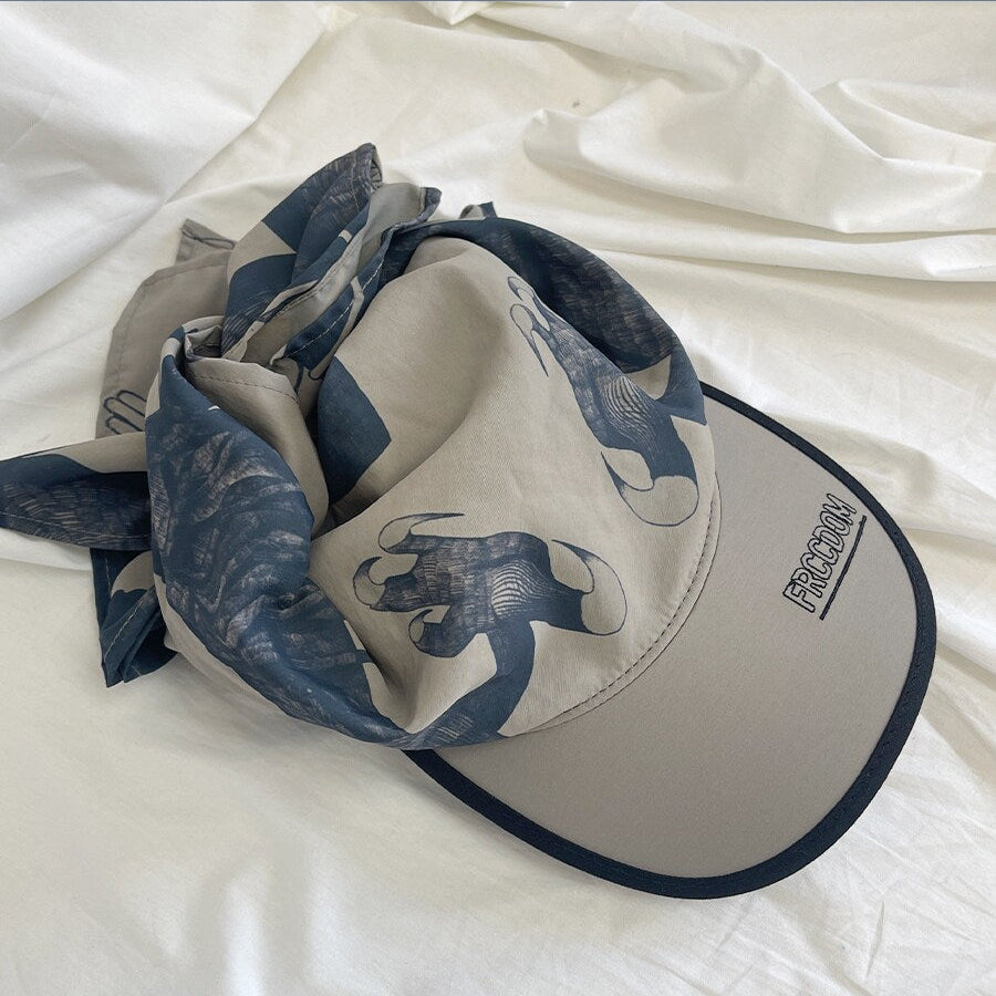 Graffiti Sunshade Neck-Flap Cap_BDHL8367 – HELROUS