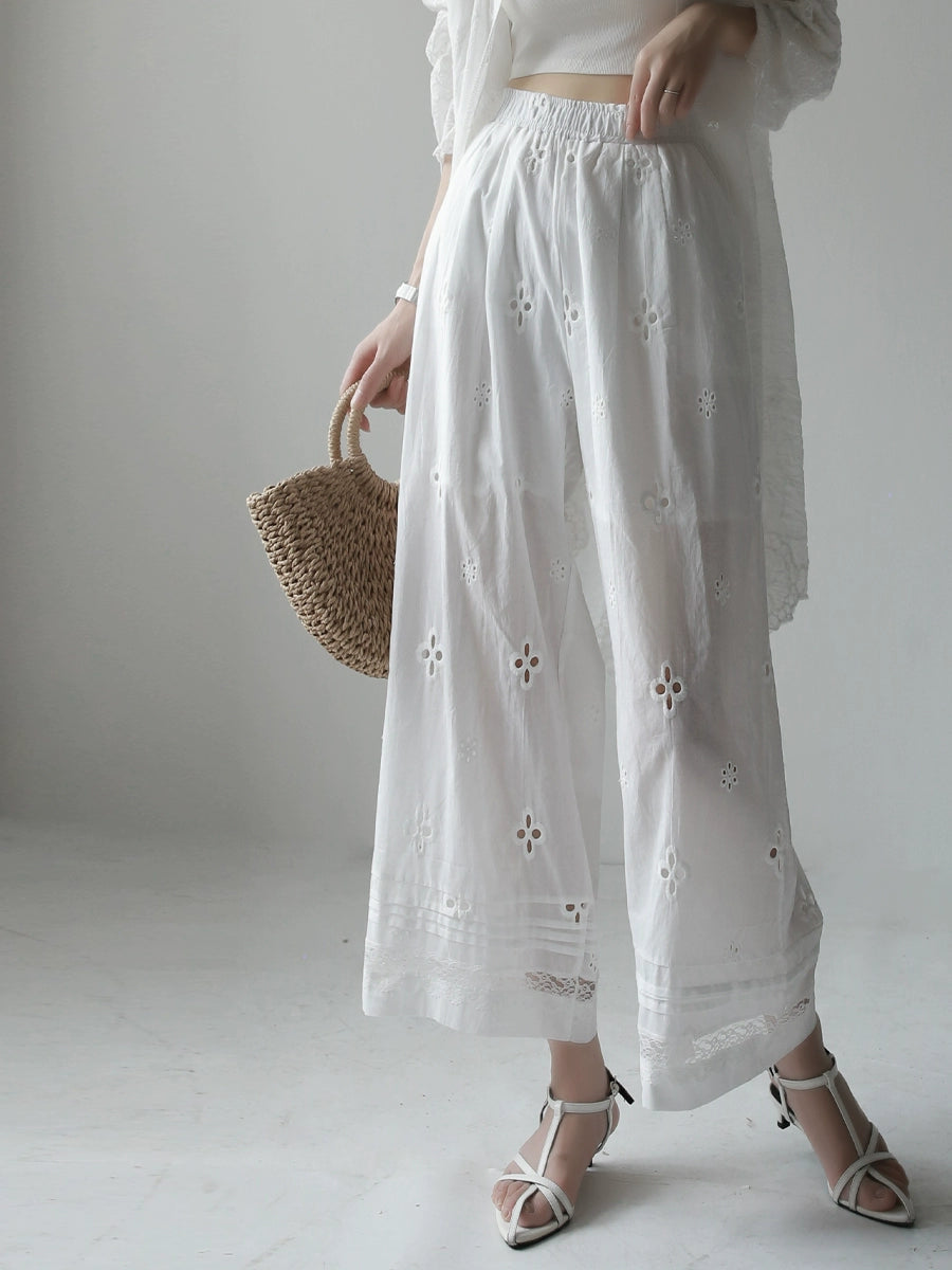 刺繡長襯衫或寬褲_BDHL7658