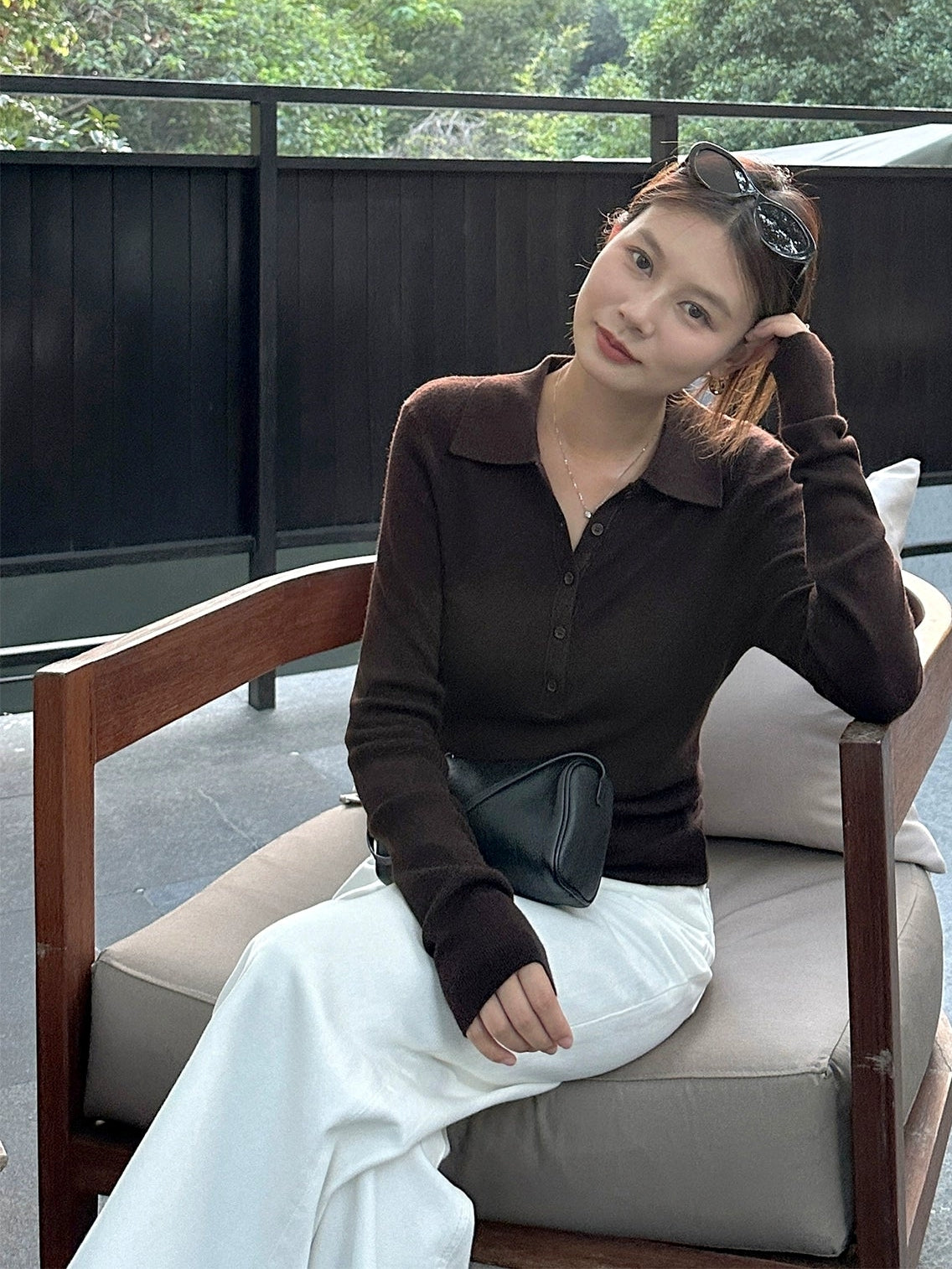 Polo 色修身上衣_BDHL7844