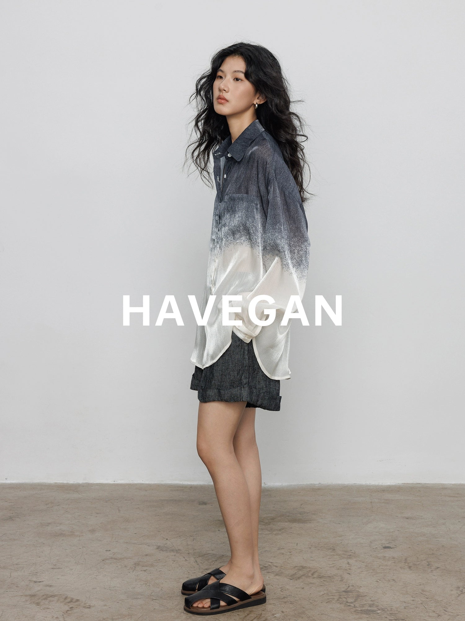 設計漸層印花襯衫_BDHL7604