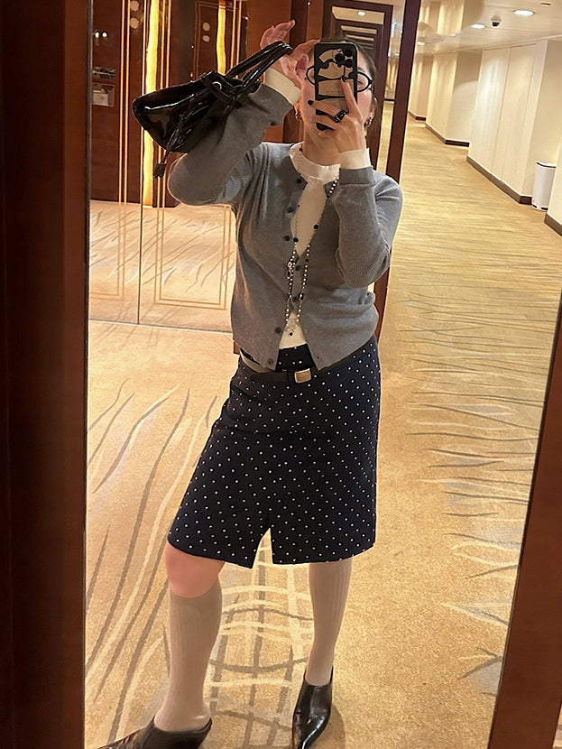 仿兩件式針織上衣_BDHL6817