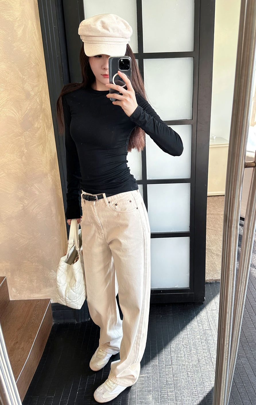 腰部長袖上衣_BDHL7138