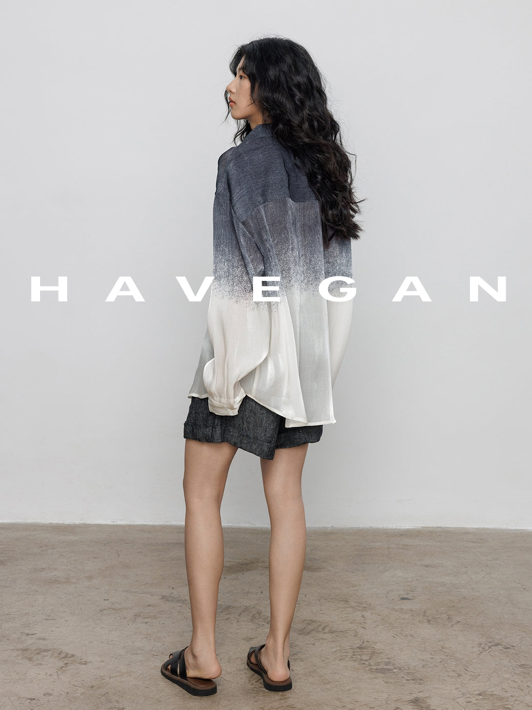 設計漸層印花襯衫_BDHL7604