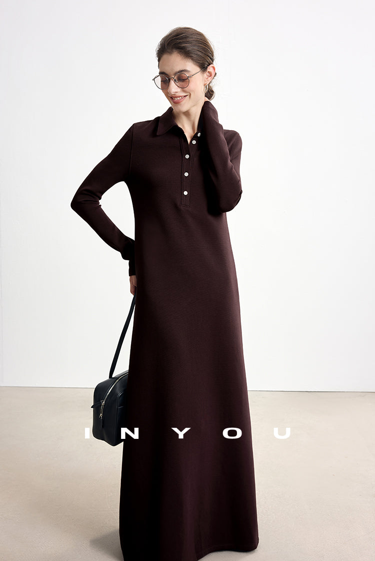 Polo 翻領修身長裙_BDHL7753