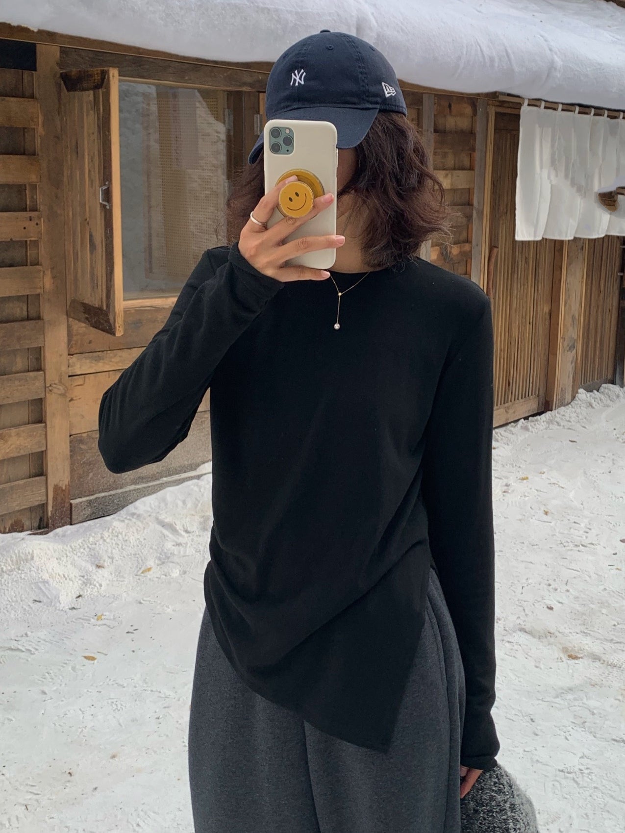 修身側褶上衣_BDHL7852