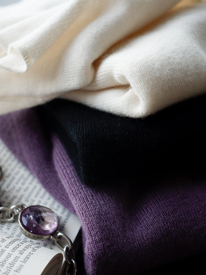 Simple Turtleneck Slim Knit_BDHL6757